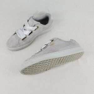 Puma grey suede leather sneakers
